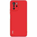 For Xiaomi Redmi Note 10 Pro CN Version IMAK UC-2 Series Shockproof Full Coverage Soft TPU Case(Red)