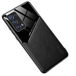 For OPPO Reno6 Pro+ 5G All-inclusive Leather + Organic Glass Protective Case with Metal Iron Sheet(Black)