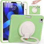Shockproof TPU + PC Tablet Case with 360 Degree Rotation Grip Holder & Pen Slot For iPad Air 4 10.9 / Pro 11 2022 / 2021 / 2020 / 2018(Matcha Green)