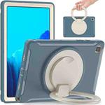 Shockproof TPU + PC Protective Case with 360 Degree Rotation Foldable Handle Grip Holder & Pen Slot For Samsung Galaxy Tab A7 10.4 2020 T500(Cornflower Blue)