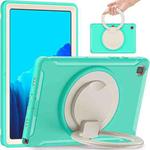 Shockproof TPU + PC Protective Case with 360 Degree Rotation Foldable Handle Grip Holder & Pen Slot For Samsung Galaxy Tab A7 10.4 2020 T500(Mint Green)