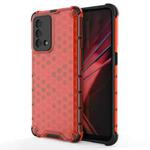 For OPPO K9 Shockproof Honeycomb PC + TPU Protective Case(Red)