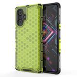 For Xiaomi Redmi K40 Gaming Shockproof Honeycomb PC + TPU Protective Case(Green)