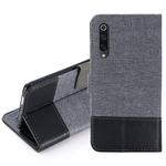 For Xiaomi Mi 9 MUXMA MX102 Horizontal Flip Canvas Leather Case with Stand & Card Slot & Wallet Function(Black)