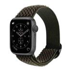 Wave Texture Nylon Watch Band For Apple Watch Ultra 49mm / Series 8&7 45mm / SE 2&6&SE&5&4 44mm / 3&2&1 42mm(ArmyGreen)