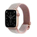 Wave Texture Nylon Watch Band For Apple Watch Ultra 49mm / Series 8&7 45mm / SE 2&6&SE&5&4 44mm / 3&2&1 42mm(Sand Pink)