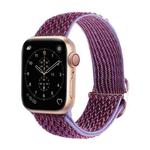 Wave Texture Nylon Watch Band For Apple Watch Ultra 49mm / Series 8&7 45mm / SE 2&6&SE&5&4 44mm / 3&2&1 42mm(Lilac)