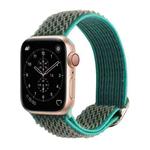 Wave Texture Nylon Watch Band For Apple Watch Series 7 41mm / 6 & SE & 5 & 4 40mm / 3 & 2 & 1 38mm(Spearmint Ice)