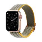 Wave Texture Nylon Watch Band For Apple Watch Series 7 41mm / 6 & SE & 5 & 4 40mm / 3 & 2 & 1 38mm(Sunny)