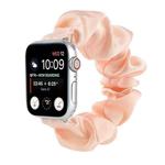 Scarf Hair Tie Watch Band For Apple Watch Ultra 49mm / Series 8&7 45mm / SE 2&6&SE&5&4 44mm / 3&2&1 42mm(Pink)
