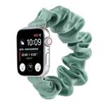 Scarf Hair Tie Watch Band For Apple Watch Series 8&7 41mm / SE 2&6&SE&5&4 40mm / 3&2&1 38mm(Light Green)