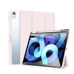 DUX DUCIS TOBY Series Shockproof PU Leather + PC + TPU Flip Smart Case For iPad Air 11 2024 / Air 2022 / 2020 10.9(Pink)