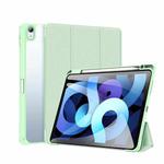 DUX DUCIS TOBY Series Shockproof PU Leather + PC + TPU Horizontal Flip Case with Holder & Pen Slot & Sleep / Wake-up Function For iPad Air 2022 / 2020 10.9(Green)