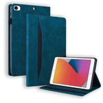 For iPad Mini 5 / 4 / 3 / 2 / 1 Business Shockproof Horizontal Flip Leather Case with Holder & Card Slots & Photo Frame & Pen Slot & Sleep / Wake-up Function(Blue)
