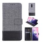For OnePlus 7 Pro MUXMA MX102 Horizontal Flip Canvas Leather Case with Stand & Card Slot & Wallet Function(Black)