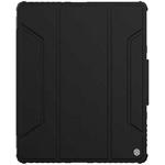 For iPad Pro 12.9 2022 / 2021 / 2020 NILLKIN Bumper Pro Horizontal Flip Leather Tablet Case with Pen Slot & Holder & Sleep / Wake-up Function(Black)