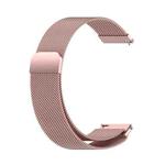 For Huawei Watch 3 / 3 Pro 22mm Milanese Loop Watch Band(Rose Pink)