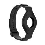 Armor Silicone Strap Watchband for Apple Airtag, Size: One Size(Black)