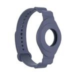 Armor Silicone Strap Watchband for Apple Airtag, Size: One Size(Blue Grey)