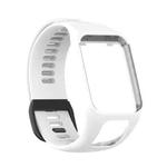 For Tomtom 4 Silicone Watch Band(White)