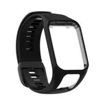 For Tomtom 4 Silicone Watch Band(Black)