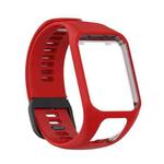 For Tomtom 4 Silicone Watch Band(Red)