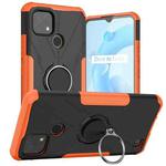 For OPPO Realme C20 / C21 Armor Bear Shockproof PC + TPU Protective Case with Ring Holder(Orange)