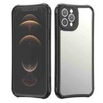 For iPhone 11 LESUDESIGN Series Frosted Acrylic Anti-fall Protective Case (Black)