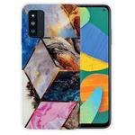 For Samsung Galaxy F52 5G Abstract Marble Pattern TPU Protective Case(Water Color)