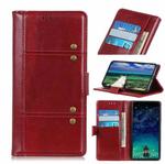 For Google Pixel 6 Peas Crazy Horse Texture Horizontal Flip Leather Case with Holder & Card Slots & Wallet(Red)
