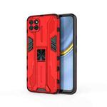 For Honor Play 20 Supersonic PC + TPU Shock-proof Protective Case with Holder(Red)