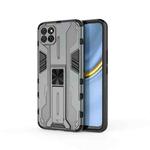 For Honor Play 20 Supersonic PC + TPU Shock-proof Protective Case with Holder(Gray)