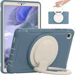 Shockproof TPU + PC Protective Case with 360 Degree Rotation Foldable Handle Grip Holder & Pen Slot For Samsung Galaxy Tab A7 Lite T220(Cornflower Blue)