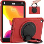 Shockproof TPU + PC Protective Case with 360 Degree Rotation Foldable Handle Grip Holder & Pen Slot For iPad mini 5 / 4(Red)