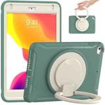 Shockproof TPU + PC Protective Case with 360 Degree Rotation Foldable Handle Grip Holder & Pen Slot For iPad mini 5 / 4(Emmerald Green)