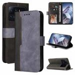 For Xiaomi Mi 11 Ultra Business Stitching-Color Horizontal Flip PU Leather Case with Holder & Card Slots & Photo Frame(Gray)