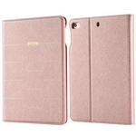 GEBEI PU+TPU Horizontal Flip Protective Case with Holder & Card Slots For iPad Mini 3 & 2 & 1(Rose Gold)