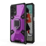 For Samsung Galaxy A32 5G Space PC+TPU Ring Holder Protective Case(Purple)