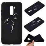 For Xiaomi Pocophone F1 Shockproof Stick Figure Pattern Soft TPU Protective Case(Kiss)