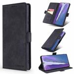 For Samsung Galaxy Note20 TAOKKIM Retro Matte PU Horizontal Flip Leather Case with Holder & Card Slots(Black)