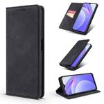 For Xiaomi Redmi Note 10S / Note 10 4G TAOKKIM Retro Matte PU Horizontal Flip Leather Case with Holder & Card Slots(Black)