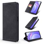 For Xiaomi Redmi Note 10 Pro / Note 10 Pro Max TAOKKIM Retro Matte PU Horizontal Flip Leather Case with Holder & Card Slots(Black)