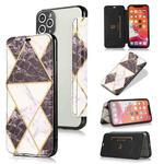 Bronzing Plating PU + TPU Horizontal Flip Leather Case with Holder & Card Slot For iPhone 11 Pro Max(Black)