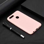 For OPPO A7 Candy Color TPU Case(Pink)