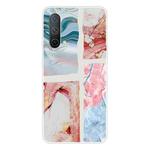 For OnePlus Nord CE 5G Abstract Marble Pattern TPU Protective Case(Graffiti Color)
