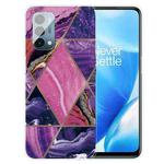 For OnePlus Nord N200 5G Abstract Marble Pattern TPU Protective Case(Dark Purple)