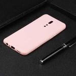 For OPPO Reno Z Candy Color TPU Case(Pink)