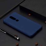 For Nokia 6.1 Plus Candy Color TPU Case(Blue)