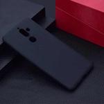 For Nokia 7.1 Plus Candy Color TPU Case(Black)