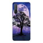 For OnePlus Nord CE 5G Colored Drawing Pattern High Transparent TPU Protective Case(Moon Tree)